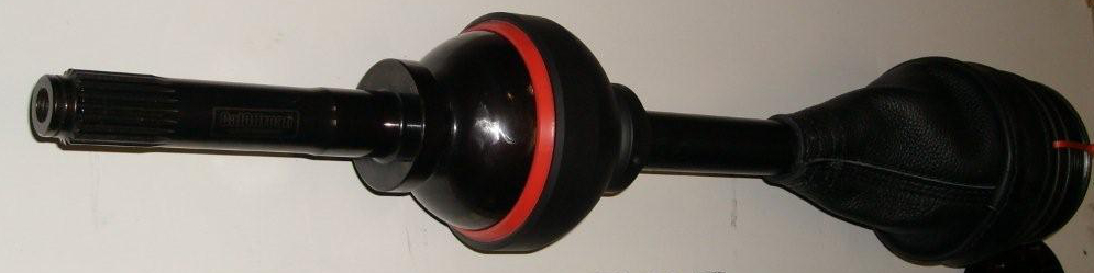 The Armoured Boot® mounted in a full Constant Velocity Joint and Axle Assembly